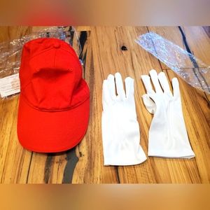 Nwt Super Mario hat and gloves